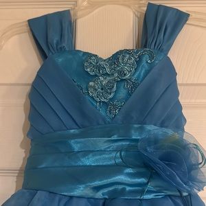 Blue Formal Pageant Dress